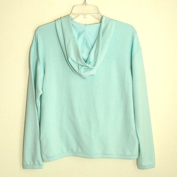 Avia 1/2 Zip Hoodie Jacket Women's Sz XXL Blue Long Sleeve  Sweatshirt Pullover - Picture 4 of 12